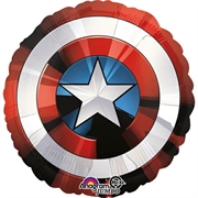 PALLONCINO IN MYLAR TONDO SCUDO AVENGERS 71CM (7A3484101)