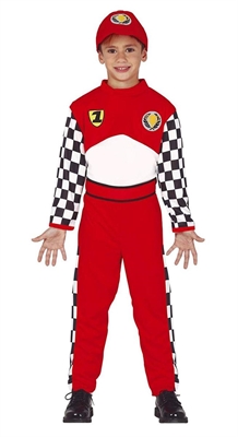 COSTUME BIMBO PILOTA FORMULA 1 TAGLIA 5-6 ANNI (83586)