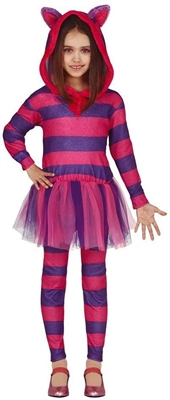 COSTUME BAMBINA STREGATTO TAGLIA 7-9 ANNI (83665)