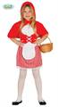 COSTUME BAMBINA CAPPUCCETTO ROSSO TAGLIA 7-9 ANNI (85924)