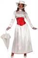 COSTUME DONNA MARY POPPINS BIANCO TAGLIA M (86554)