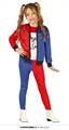 COSTUME RAGAZZA PERICOLOSA BAMBINA TAGLIA 5-6 ANNI (88450)