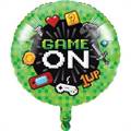 PALLONCINO IN MYLAR TONDO VIDEOGAME 45CM (8C336670)