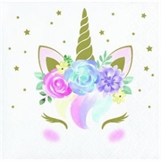 TOVAGLIOLI 2 VELI UNICORNO BABY 25X25CM 16PZ (8C343830)