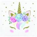 TOVAGLIOLI 2 VELI UNICORNO BABY 25X25CM 16PZ (8C343830)