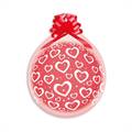 PALLONCINI IN LATTICE REGALO NEL PALLONE CUORI 45CM 25PZ (921687)