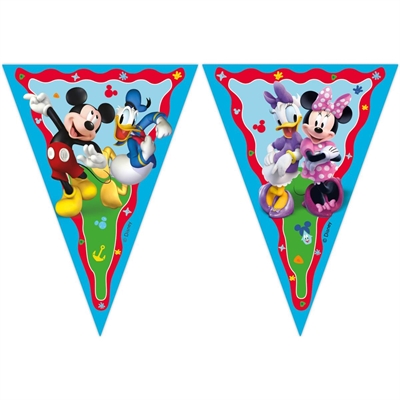 FESTONE BANDIERINE IN CARTONCINO TOPOLINO 2MT (93826P)
