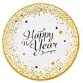 PIATTI CARTONCINO HAPPY NEW YEAR 23CM 8PZ (9902270-66)