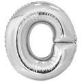 PALLONCINO IN MYLAR LETTERA O ARGENTO 86CM (9909564)
