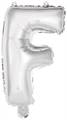 PALLONCINO IN MYLAR LETTERA F ARGENTO 34CM (9909613)