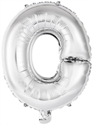 PALLONCINO IN MYLAR LETTERA O ARGENTO 34CM (9909622)