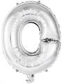PALLONCINO IN MYLAR LETTERA O ARGENTO 34CM (9909622)