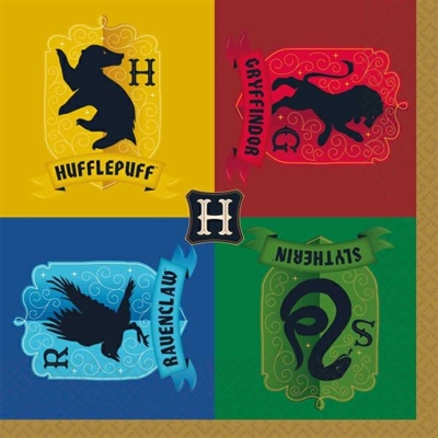 TOVAGLIOLI 2 VELI HARRY POTTER HOGWARTS 33X33 CM 16PZ (9915075)