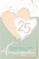 BIGLIETTO AUGURI ANNIVERSARIO 25ESIMO (AN.6084-1)