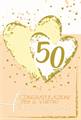 BIGLIETTO AUGURI ANNIVERSARIO 50ESIMO (AN.6085-1)