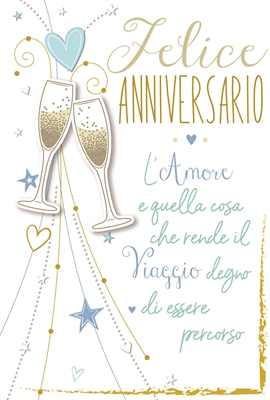 BIGLIETTO AUGURI ANNIVERSARIO GENERICO (AN.6796)