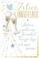 BIGLIETTO AUGURI ANNIVERSARIO GENERICO (AN.6796)