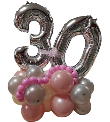 CENTRO TAVOLA 30 ANNI COMPLEANNO (COMP 156)
