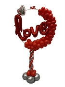 TORRETTA CON PIANTANA E SCRITTA LOVE (COMP 259)