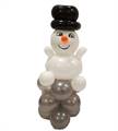 CENTRO TAVOLA PUPAZZO DI NEVE NATALE (COMP 314)