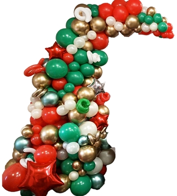ALBERO DI NATALE CURVO CON PIANTANA (COMP 316)