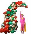 ALBERO DI NATALE CURVO CON PIANTANA (COMP 316)