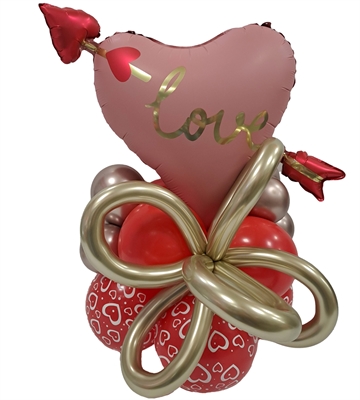 CENTRO TAVOLA CUORE LOVE FRECCIA (COMP 331)