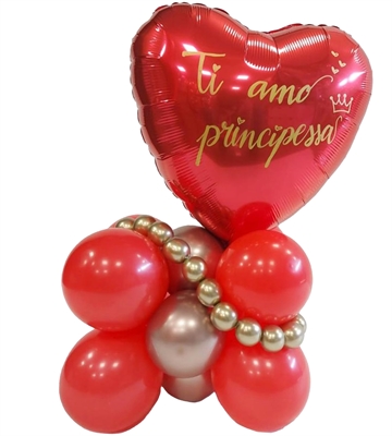 CENTRO TAVOLA LOVE TI AMO PRINCIPESSA (COMP 338)