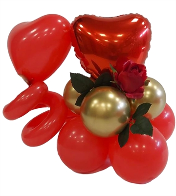 CENTRO TAVOLA CUORE LOVE (COMP 339)
