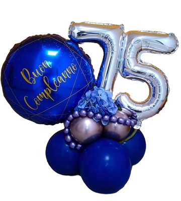 CENTRO TAVOLA COMPLEANNO ORTENSIA (COMP 344)