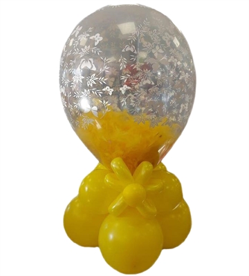 DOPPIA BASE CON PALLONE DECORATO FESTA DELLA DONNA (COMP68)