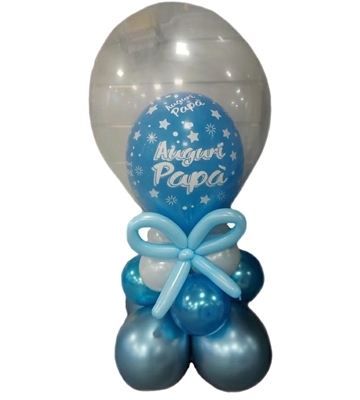 TRIPLA BASE CON PALLONE NEL PALLONE FESTA DEL PAPA' (COMP73)