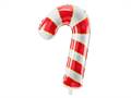 PALLONCINO IN MYLAR SAGOMATO CANDY CANE ROSSO 50X82CM (FB53-007)