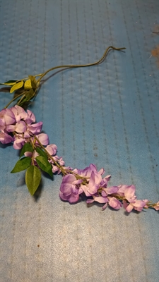 FIORI FINTI DECORATIVI RAMO GLICINE (GL015)