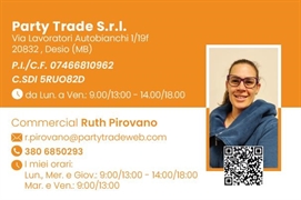 Biglietti da visita Ruth Pirovano 8,5x5,5cm (GRA319)