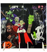 FONDALE A TEMA ZOMBIE FRONTE E RETRO (GRA424)
