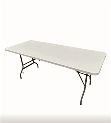 NOLEGGIO TAVOLO PIEGHEVOLE IN RESINA BIANCO 180X70X74 (ME6354955)