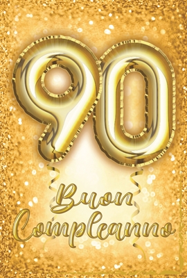 BIGLIETTO AUGURI 90 ANNI ORO (NU.6635)