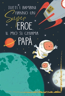 BIGLIETTO AUGURI PAPA' SUPEREROE (OV.6072)