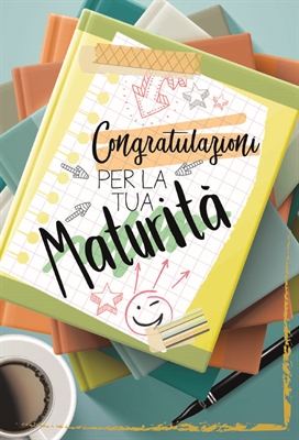 BIGLIETTO AUGURI PER LA  MATURITA' (OV.6826-1)