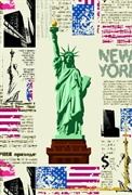 BIGLIETTO AUGURI NEW YORK (ST.6130-1)