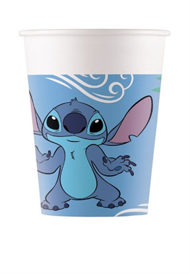 BICCHIERI IN CARTONCINO LILO& STITCH 200ML 8PZ (5PR96795)