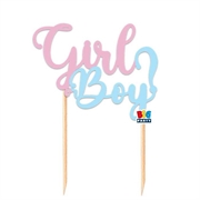 CAKE TOPPER SAGOMATO GIRL OR BOY? (75273)