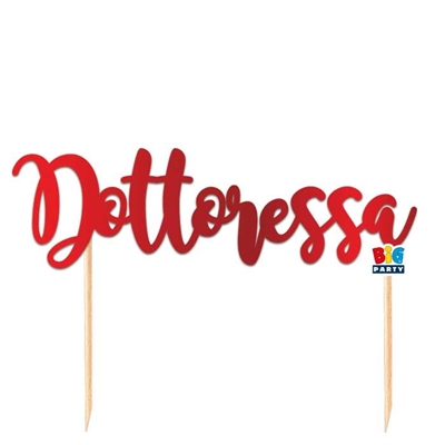 CAKE TOPPER SAGOMATO DOTTORESSA (75279)