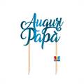 CAKE TOPPER SAGOMATO AUGURI PAPA' (76105)
