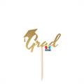 MINI CAKE TOPPER IN CARTA ORO METAL GRAD (76223)