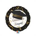 PALLONCINO IN MYLAR TONDO GRADUATION  45CM (76255)