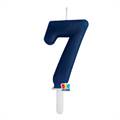 CANDELINA TINY PLUMP BLU NAVY 7CM NUMERO 7 (76487)