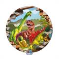 PIATTI IN CARTONCINO DINOSAURI 22CM 6PZ (76545)
