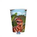 BICCHIERI IN CARTONCINO DINOSAURI 250ML 6PZ (76547)